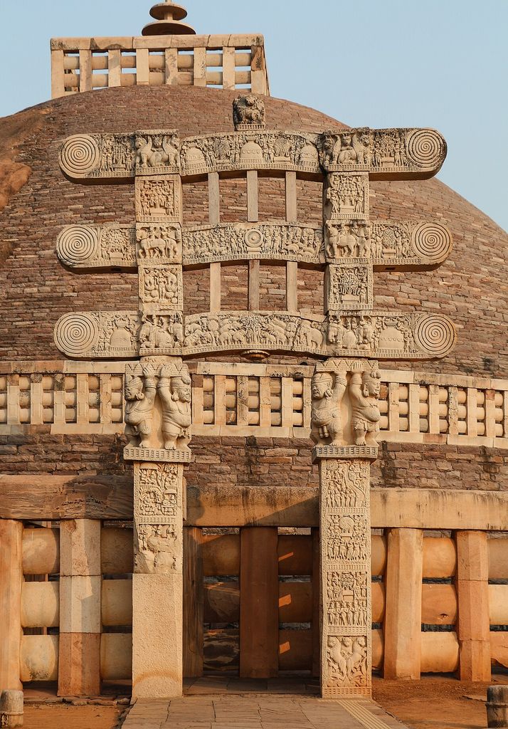 West torana, Stupa 1, Sanchi, India.