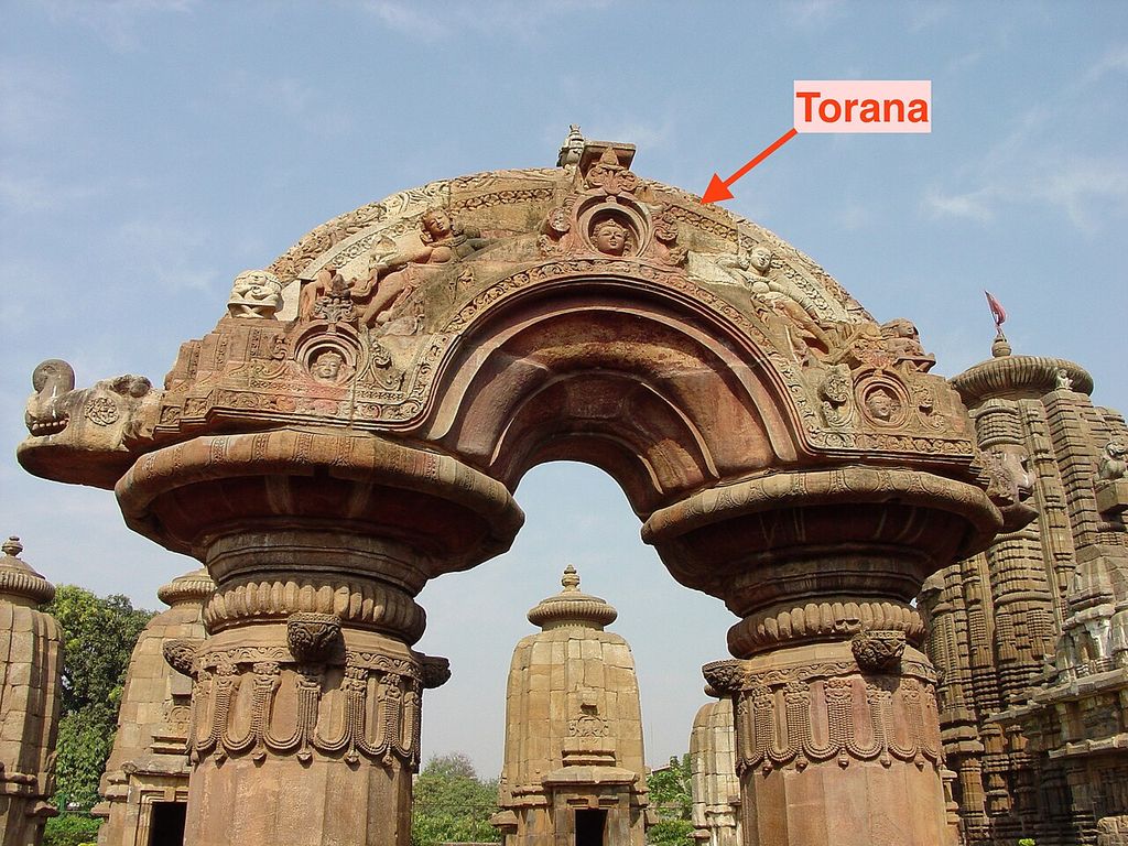 Torana is an arched motif.