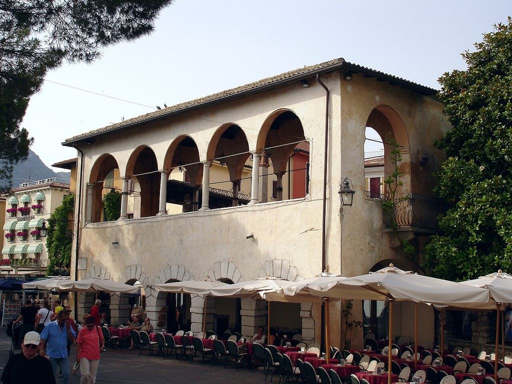 Belvedere in the town of Garda , Italy