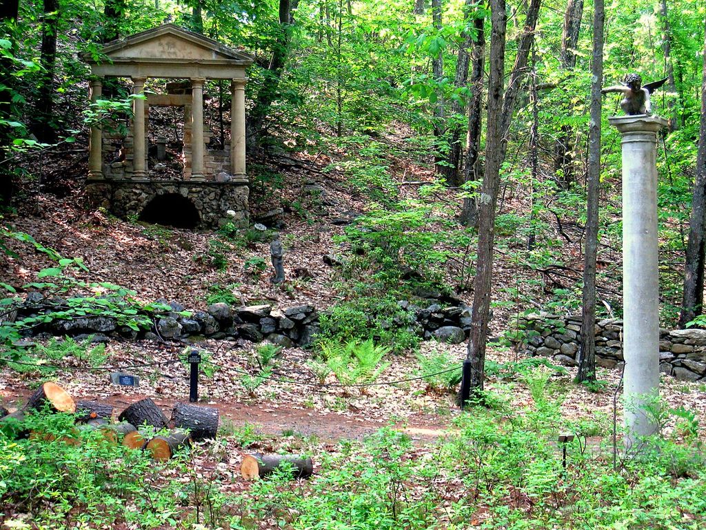 Folly at the Tower Hill Botanic Garden, Boylston, Massachusetts, USA