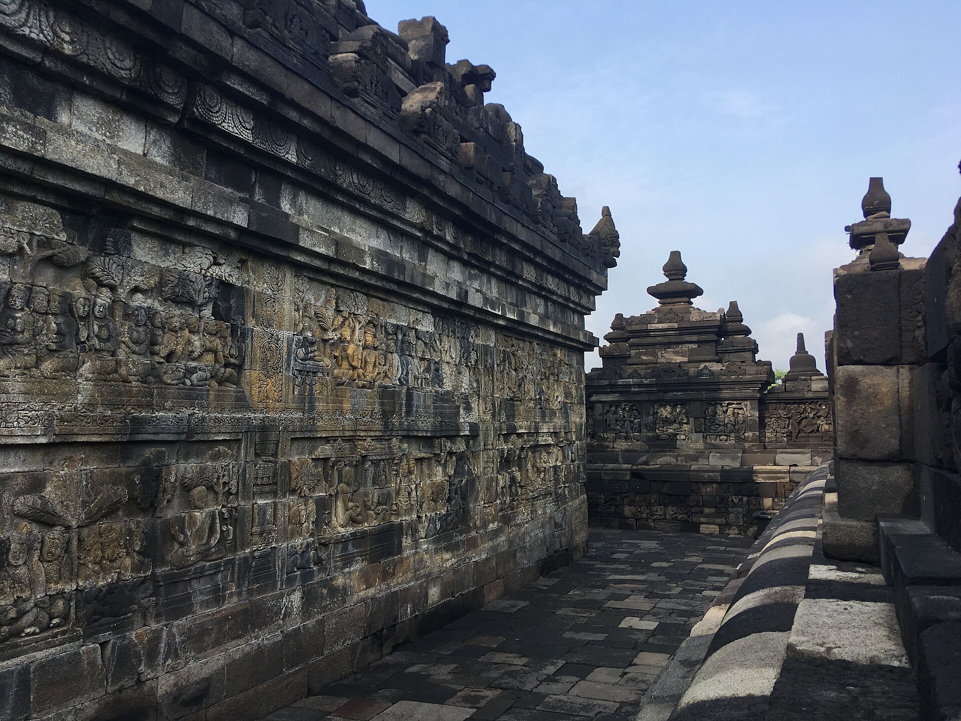 Borobudur architectural view