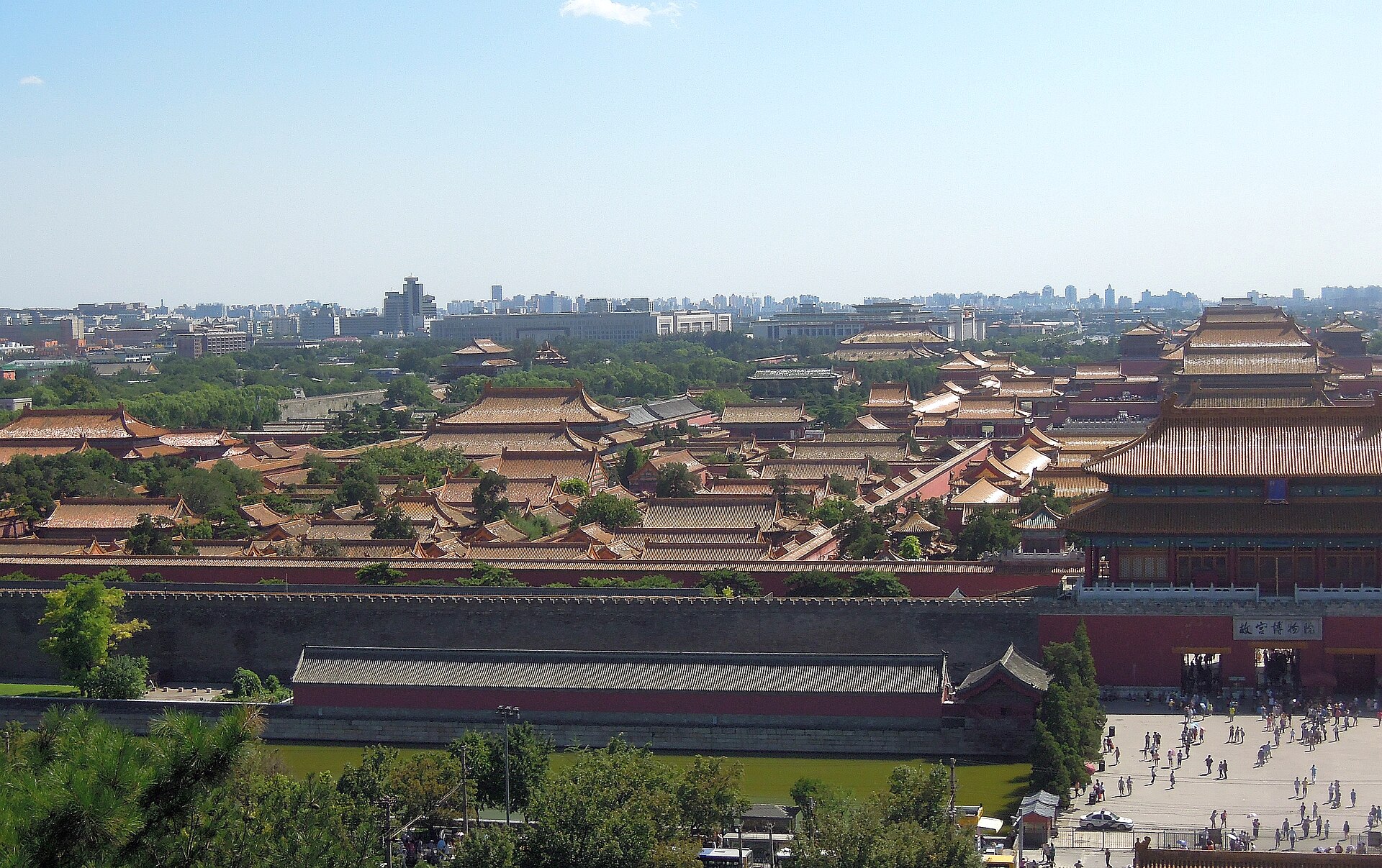 Forbidden City architectural view