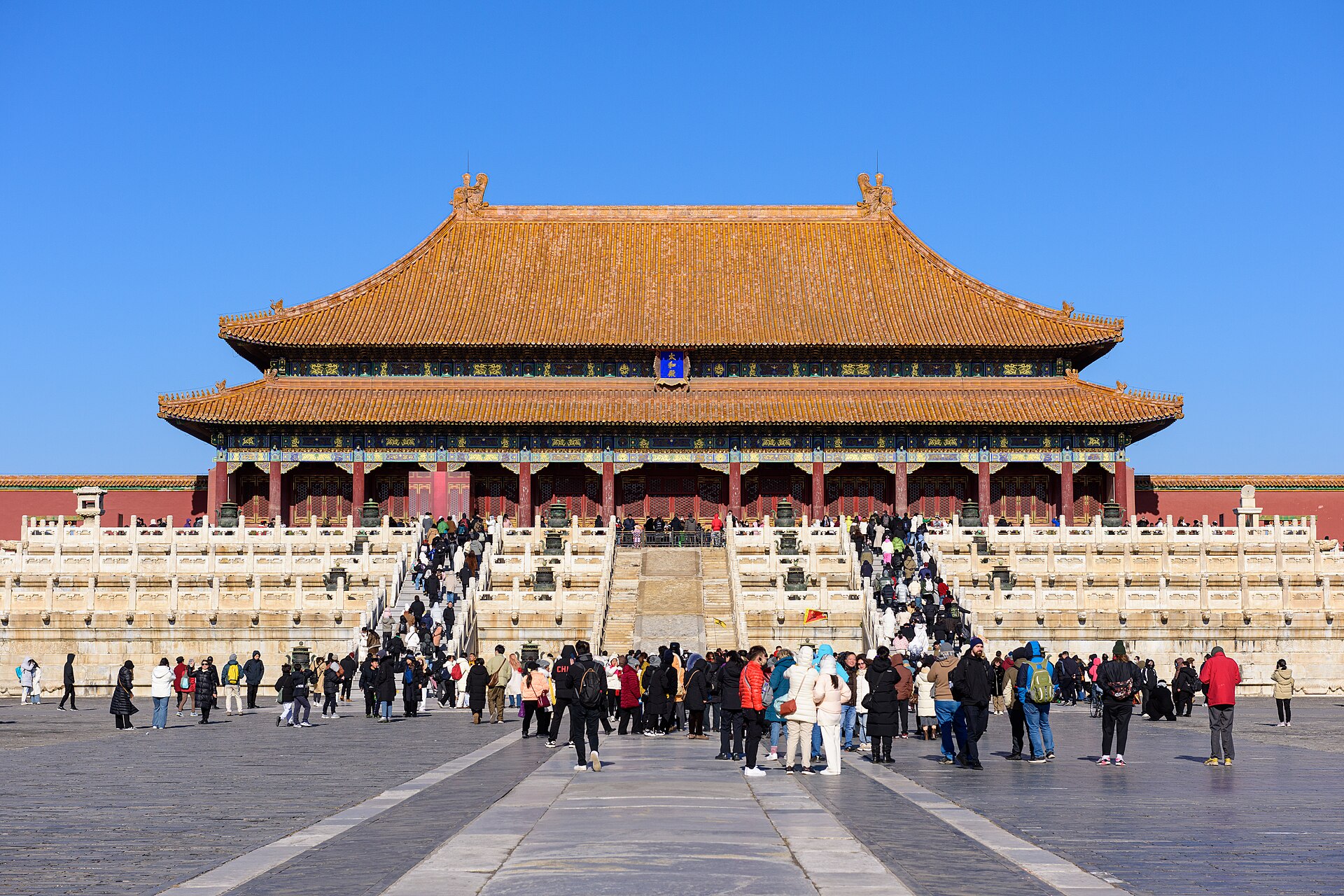 Forbidden City architectural view