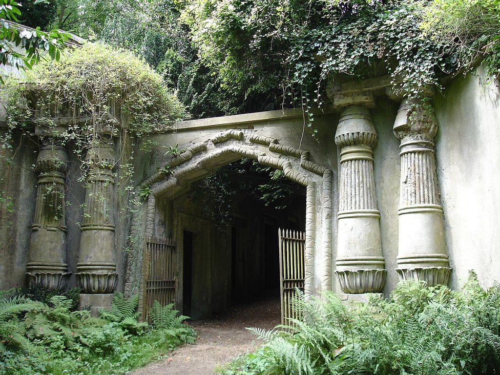 Egyptian Revival architectural view