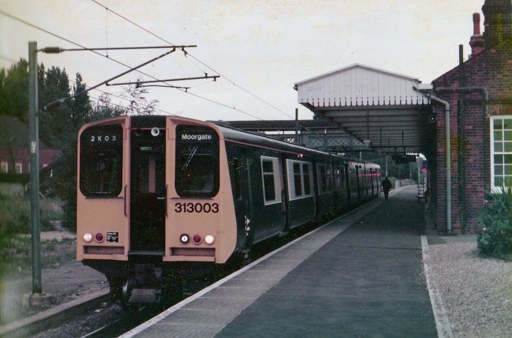 36 years ago at Welwyn Garden City station.