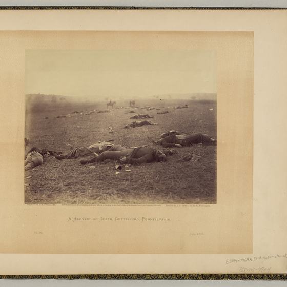 A Harvest of Death by Timothy H. O’Sullivan and Alexander Gardner
