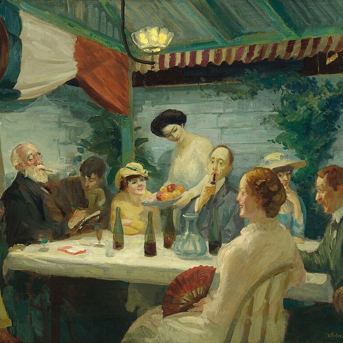 Yeats at Petitpas’ by John Sloan