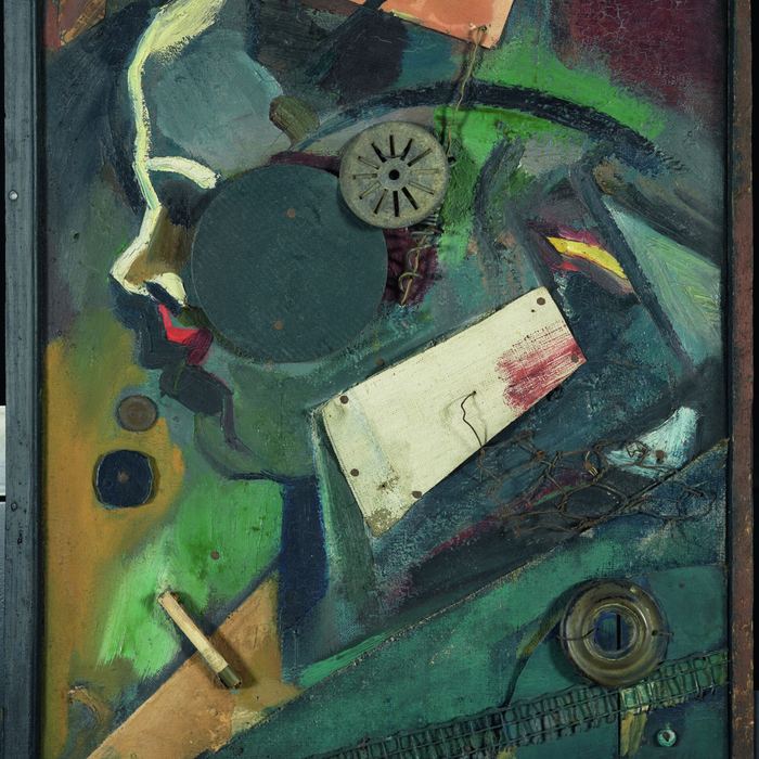 Merzbild 1A (The Psychiatrist) by Kurt Schwitters