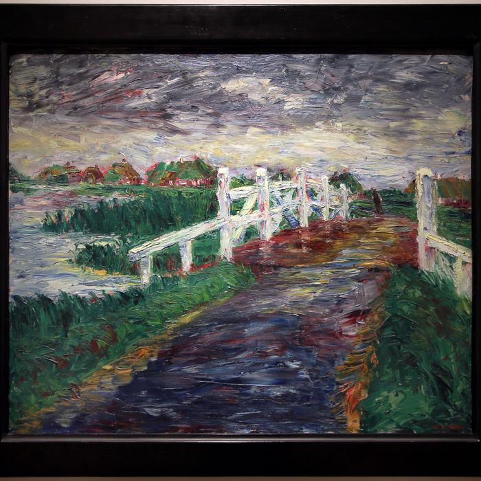 Bridge over the Marsh by Emil Nolde