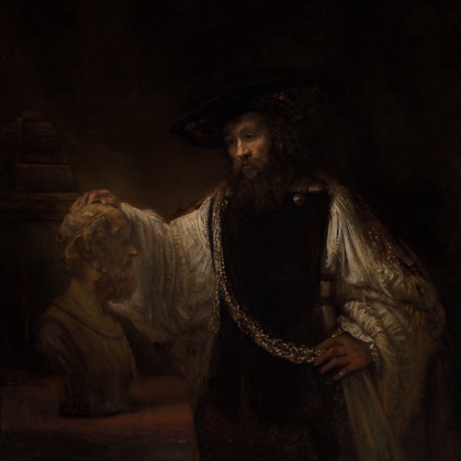 Aristotle with a Bust of Homer by Rembrandt (Rembrandt van Rijn), 1653