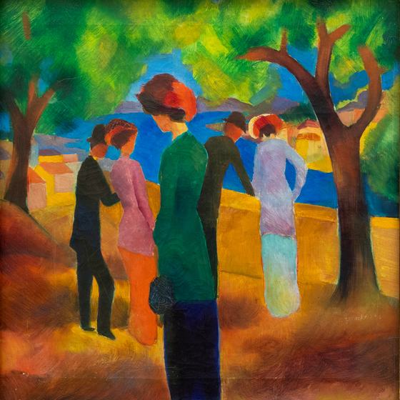Woman in a Green Jacket