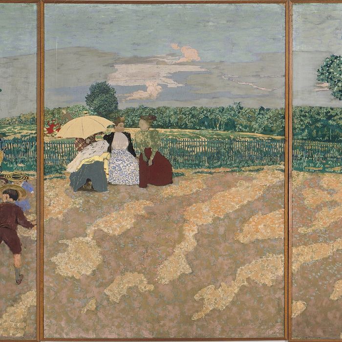 Public Gardens by Édouard Vuillard