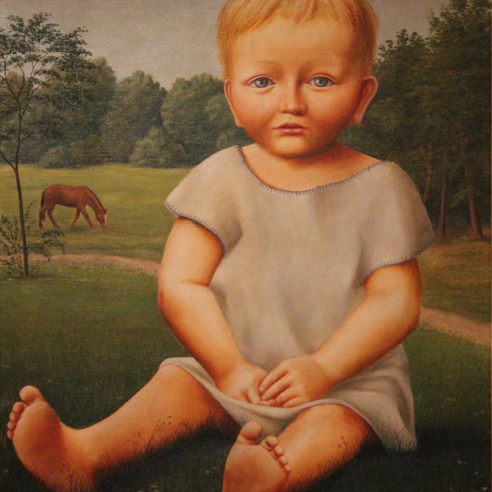 Child Portrait by Georg Schrimpf