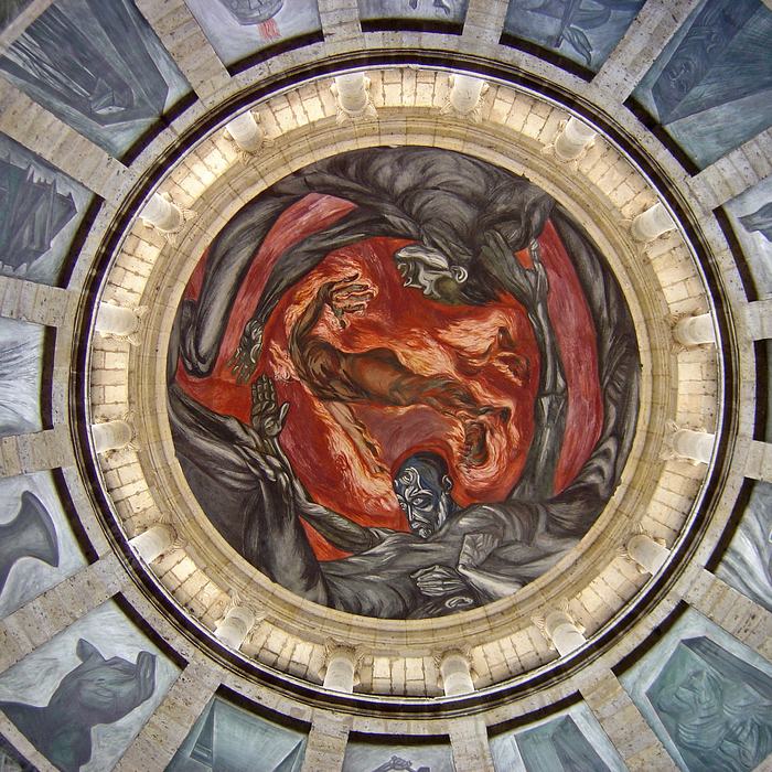 The Man of Fire by José Clemente Orozco