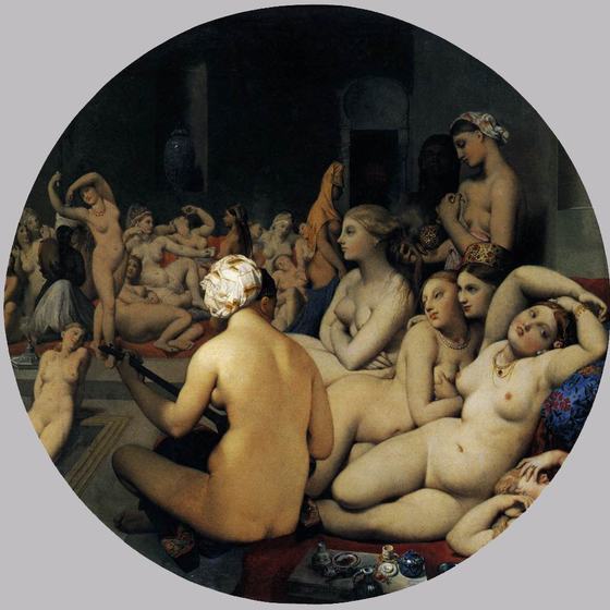 The Turkish Bath by Jean-Auguste-Dominique Ingres