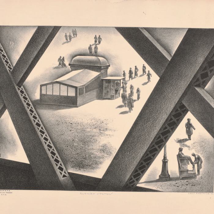 Subway Station by Louis Lozowick