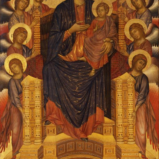 Santa Trinita Maestà by Cimabue