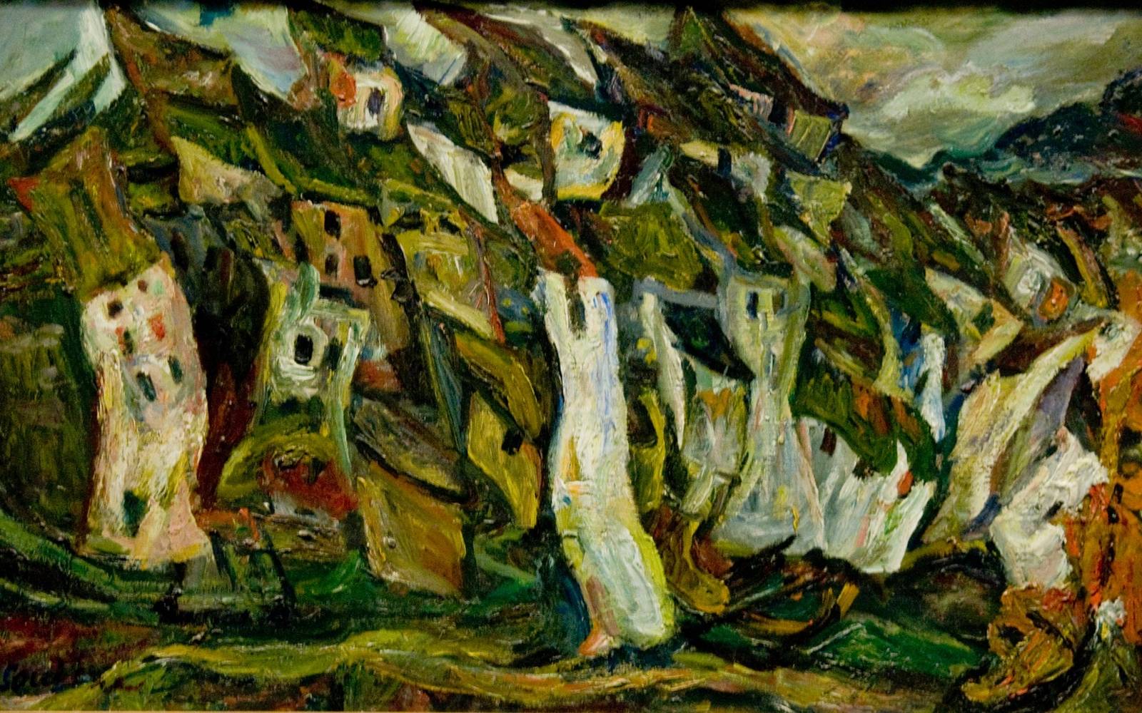 The Houses by Chaïm Soutine, 1921