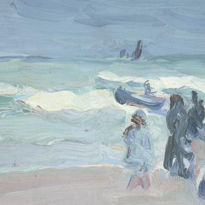 On the French Coast by Samuel John Peploe
