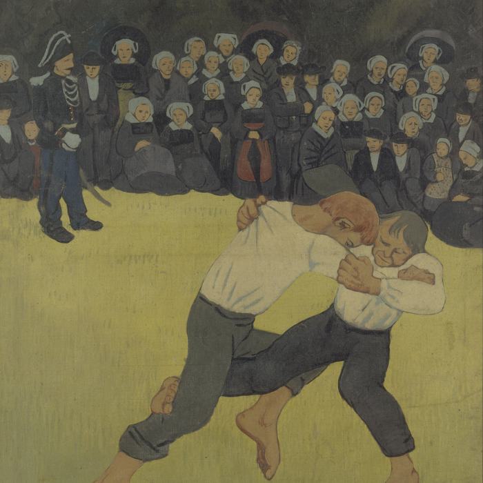 Breton Wrestling by Paul Sérusier