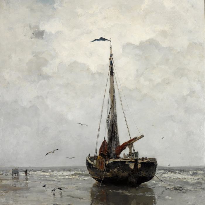Fishing Boat (Bomschuit) by Jacob Maris