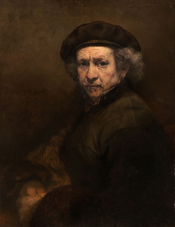 Dutch artists, represented by Rembrandt