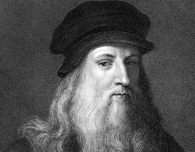 Italian artists, represented by Leonardo da Vinci