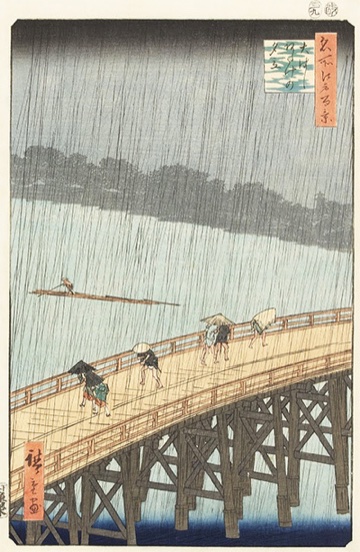 Japanese artists, represented by Hiroshige