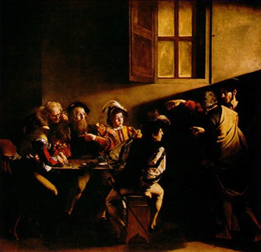 Baroque: Calling of St Matthew by Caravaggio