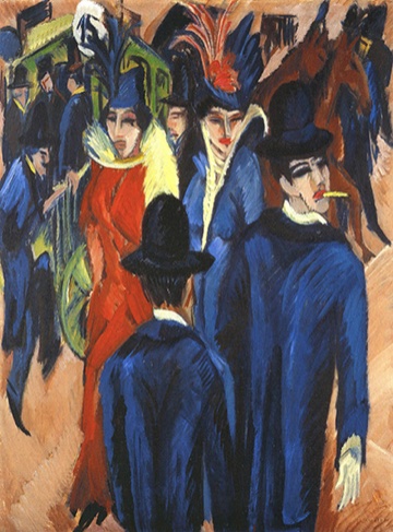 Expressionism: Berlin Street Scene by Ernst Ludwig Kirchner