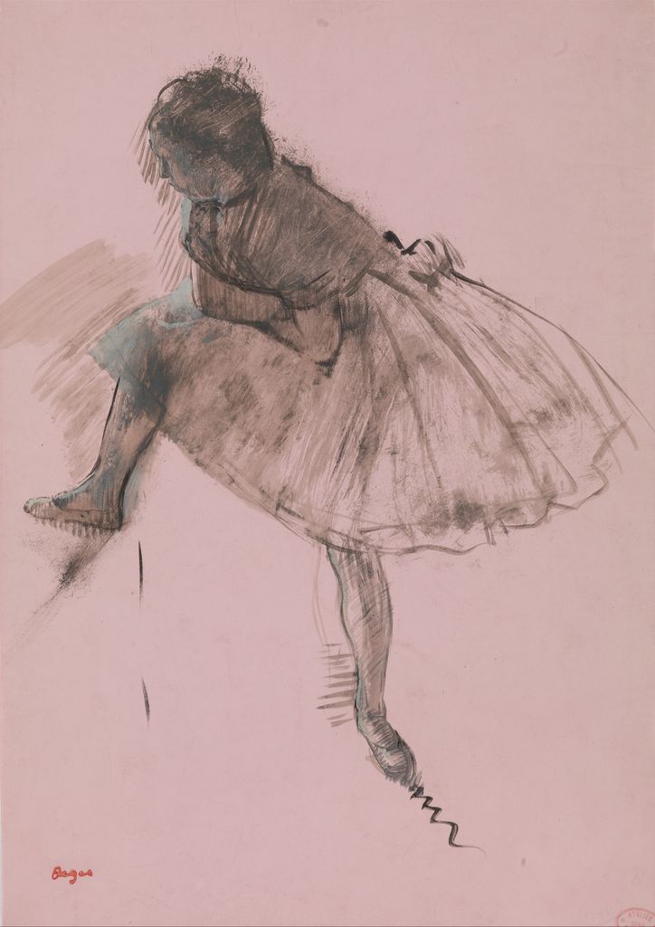 Edgar Degas dancer studies