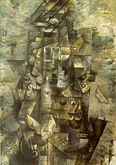 Man with a Guitar by Georges Braque