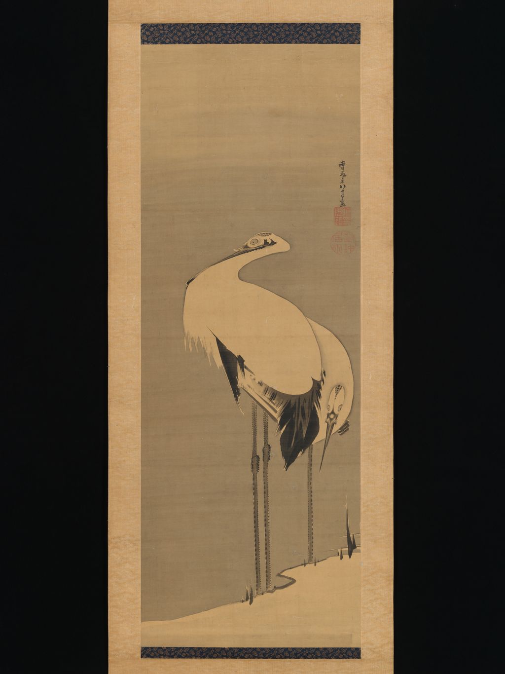 二羽の鶴（英題 Two Cranes） — Metropolitan Museum of Art 2015.300.214