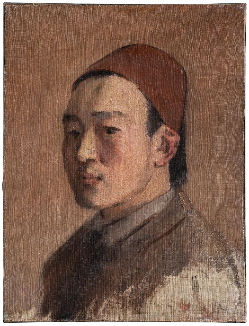 Self-Portrait in a Turkish Cap