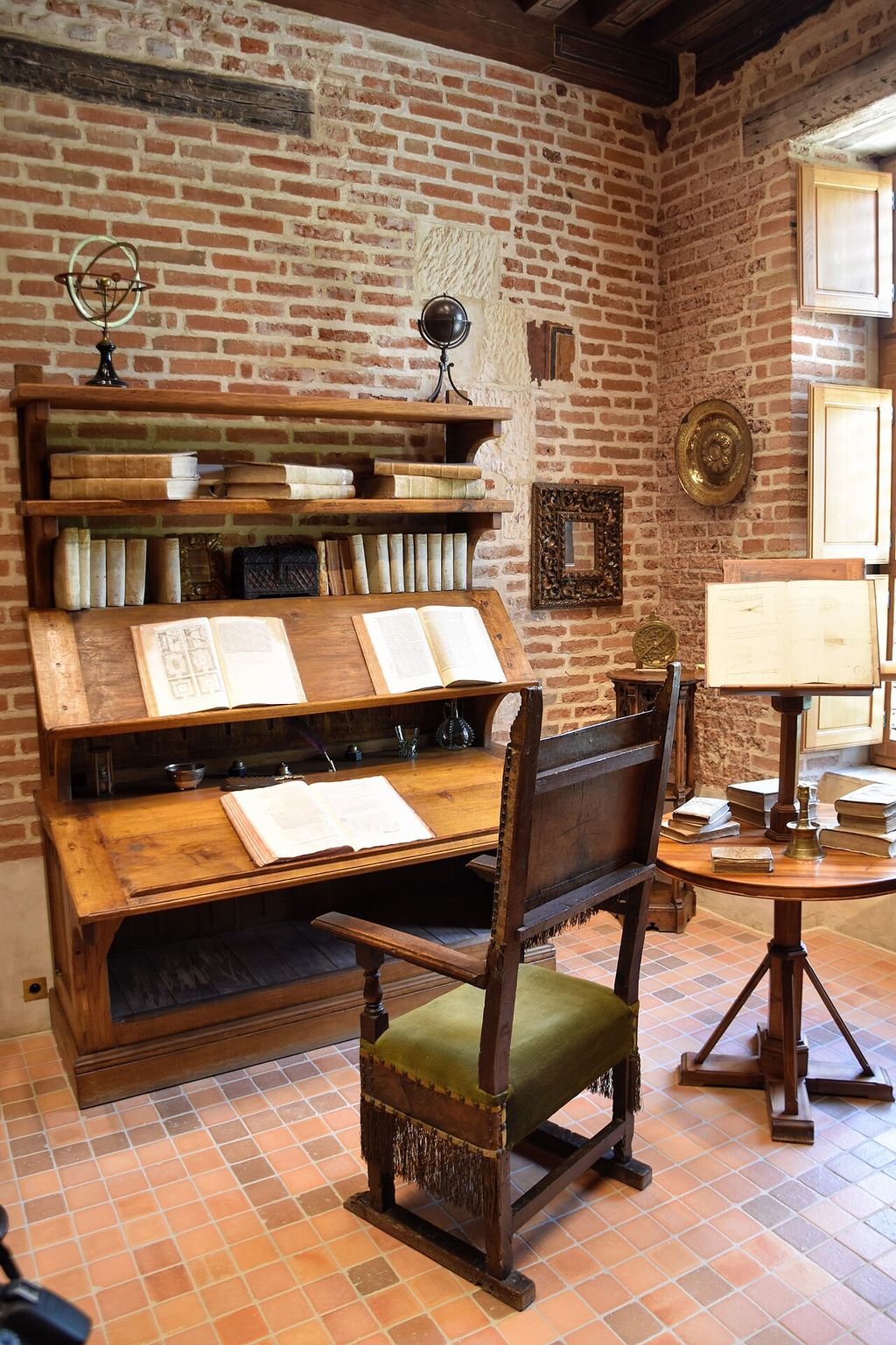 Leonardo's study at Clos Lucé.