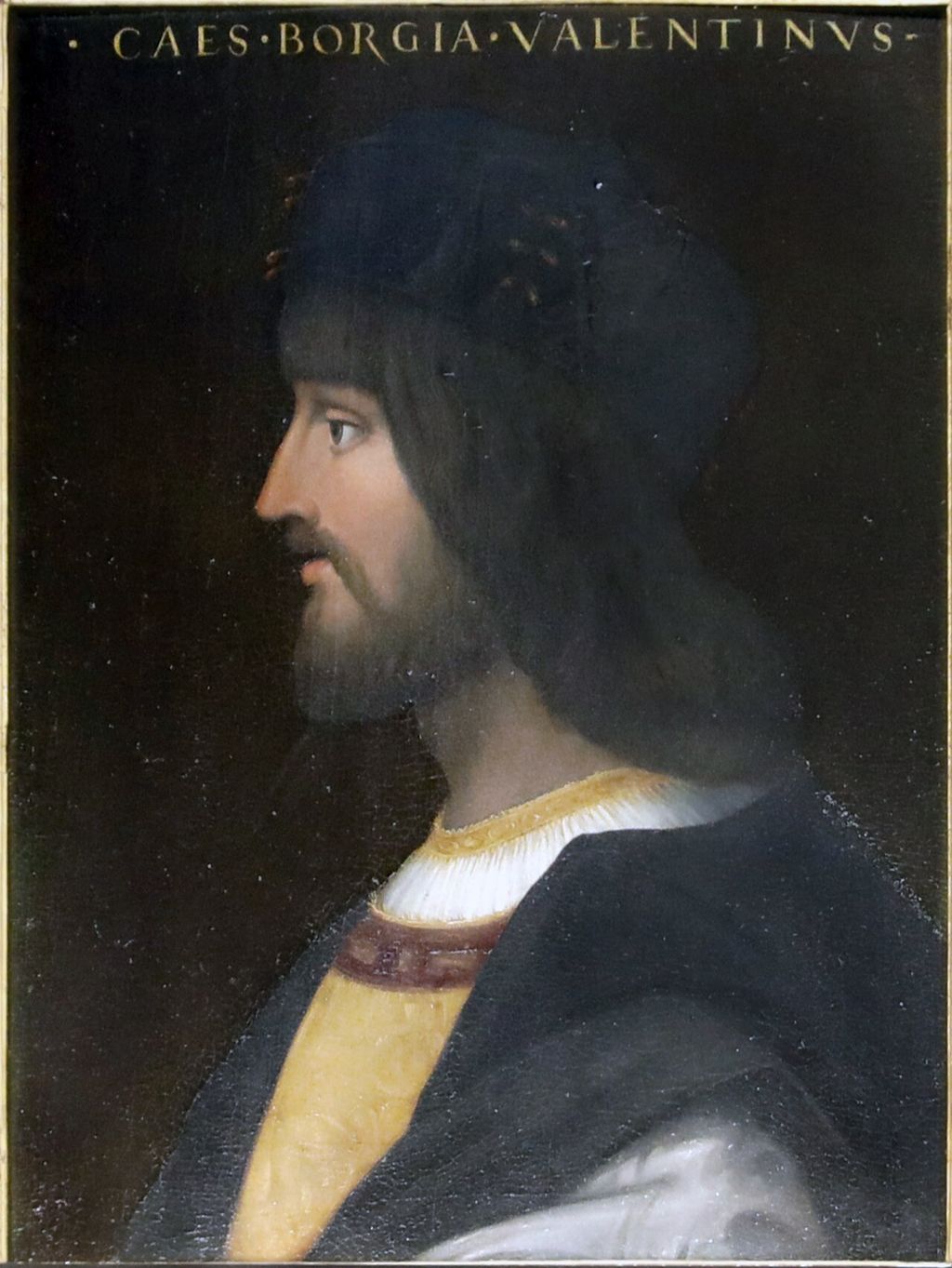 Later portrait of Cesare Borgia.