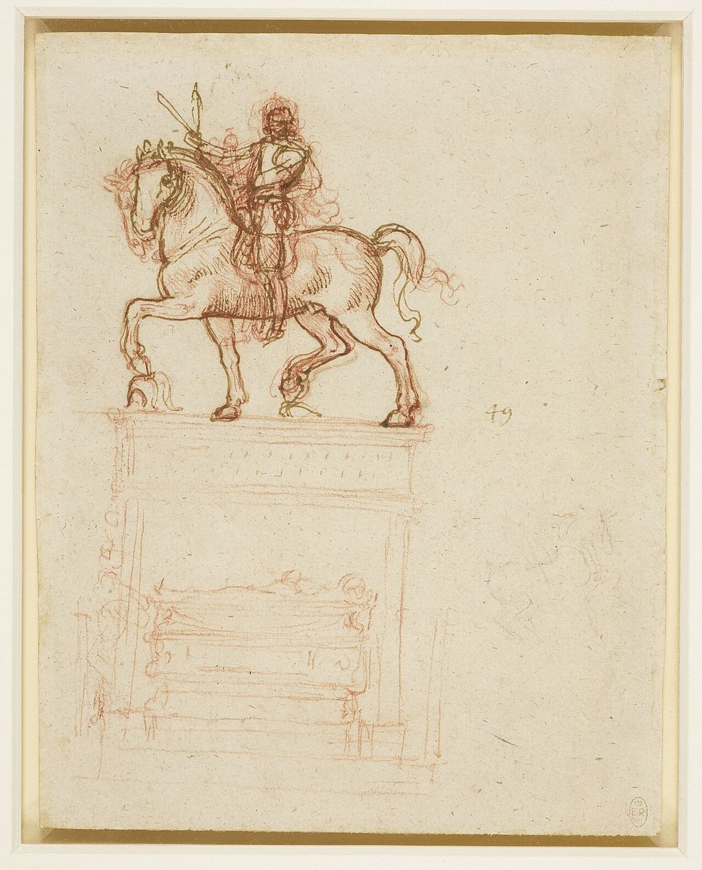 Study for the Trivulzio monument.