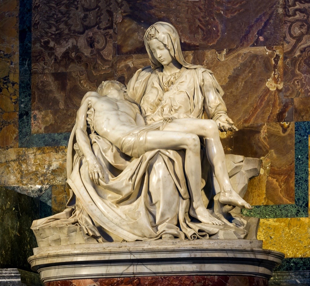 Vatican Pietà by Michelangelo in Saint Peter's Basilica