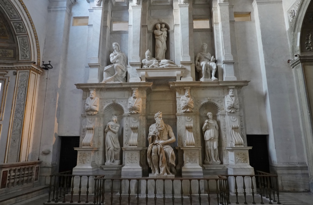 Final monument to Pope Julius II in San Pietro in Vincoli, Rome