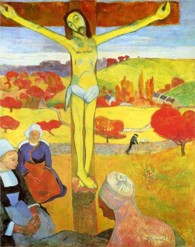 The Yellow Christ by Paul Gauguin