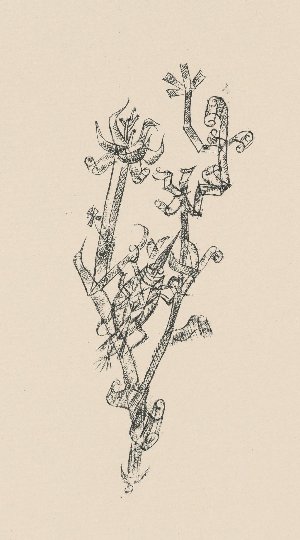 Paul Klee, Riesenblattlaus (Giant Aphid), 1920 lithograph from Deutsche Graphiker der Gegenwart