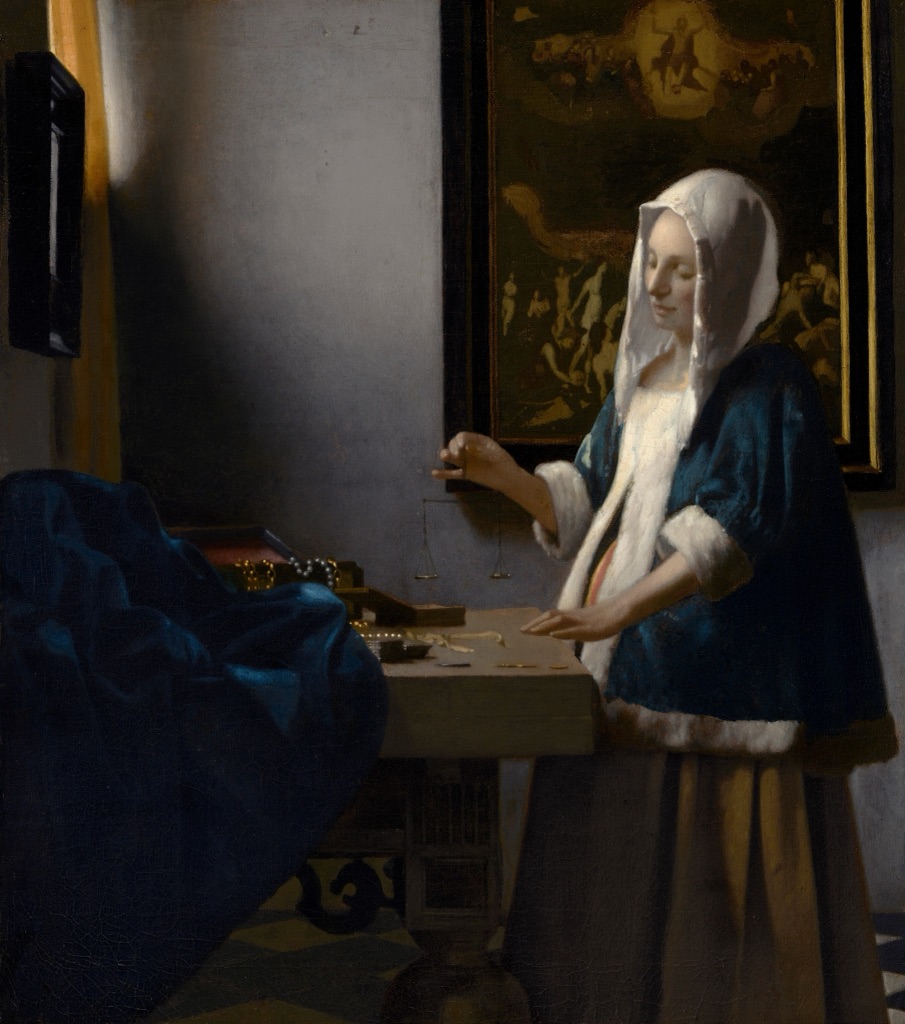 Vermeer painting illustrating balance